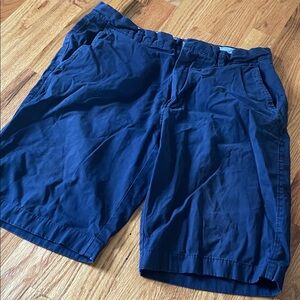 J. Crew Dark Blue Flat Front Shorts